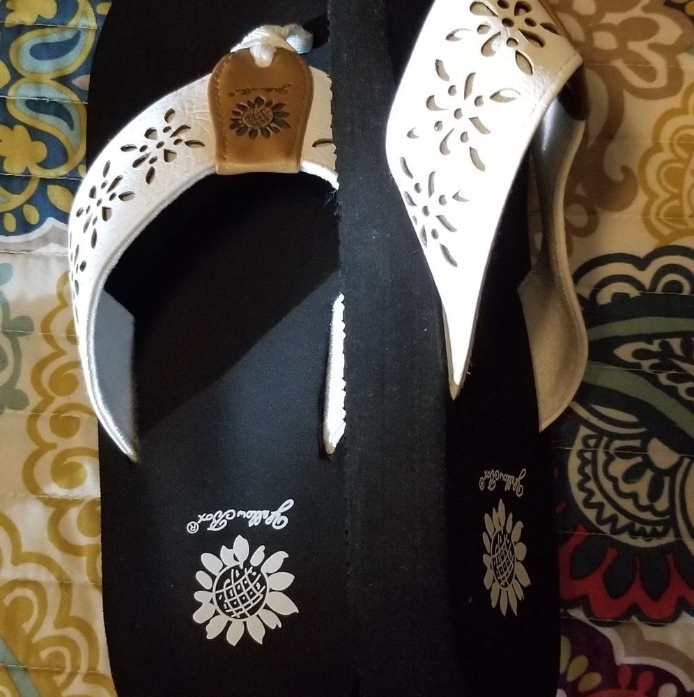 Yellow Box Flip Flops